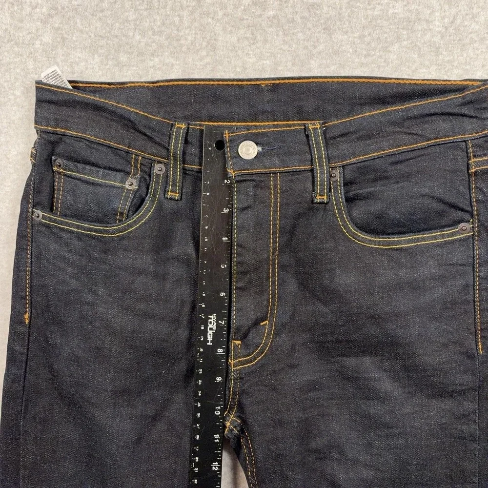 Levis 519 Jeans Mens 33x32 Blue Extra Slim Skinny Stretch Denim Dark Wash Pants